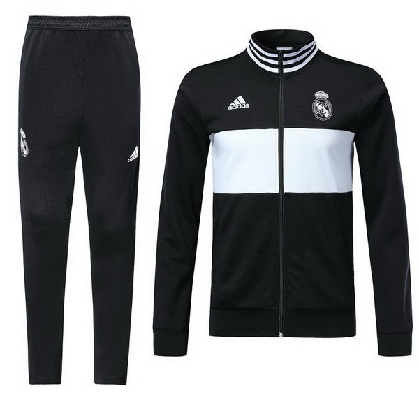 Chandal Niños Real Madrid 2018/19 Negro Blanco